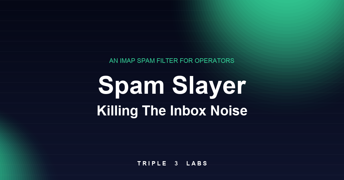 Spam Slayer: Why I Built My Own Email Filter