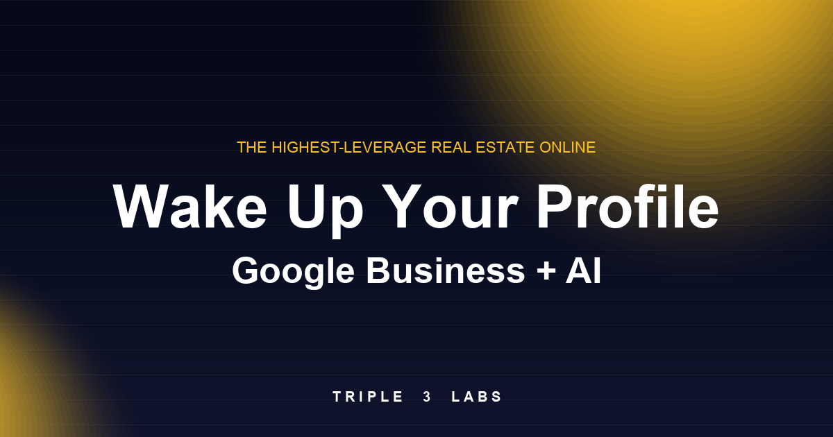 Your Google Business Profile Is a Lead Engine — Most SMBs Treat It Like a Phone Book